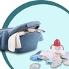 Retoo Babytrage, Ergonomische Babytrage für Neugeborene mit verstellbarem Steg, Flexibles