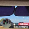 ZIMISI Miniature Static Cling Car Window Shades, UV Rays Block