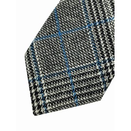 Corbata de lana para el cuello de cachemira para hombre, a cuadros, informal, formal, con patrón de tweed, estilo cálido, Tweed Check 6, Talla única