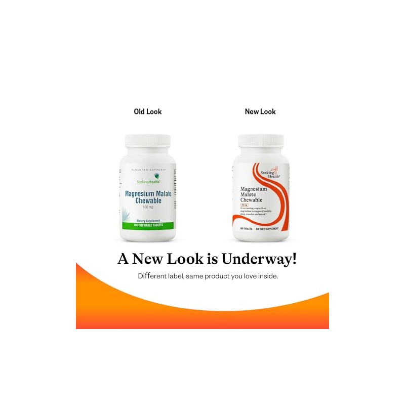 Seeking Health Active Magnesium Chewable 100 Magnesium Chewable Tablets Chewable