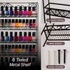 PANA 6 Tier Wall Mounted Metal Rack Shelf, Versatile Organizer