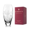 DIAMANTE Bud Vase 'Butterfly' - Small Hand Etched Crystal Vase