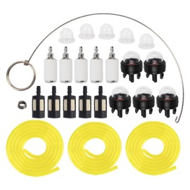 Carbhub 2-Feet Fuel Line Hose with Primer Bulb Fuel Filter Compatible with Zama Poulan Craftman STIHL Husqvarn Trimmer Chainsaw Blower Weedeater