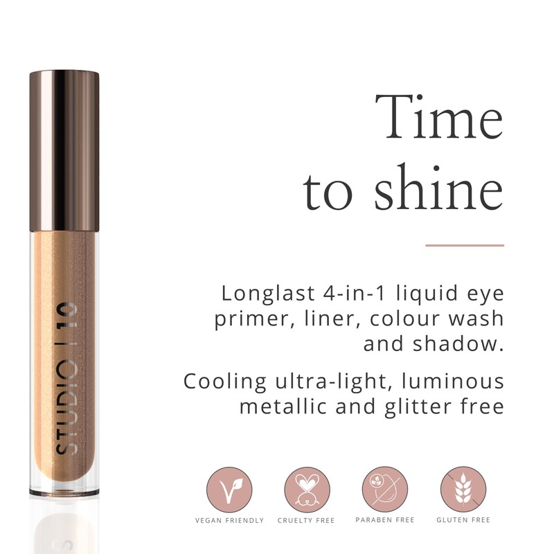 Studio 10 Liquid Foil I-Radiance Eyeshadow - Shimmer Liquid Eyeshadow