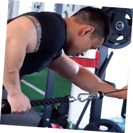 Kisangel 2pcs Tricep Pull Rope Tricep Strength Exerciser for Gym Workouts for Triceps Biceps and Shoulders Training