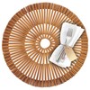 Westmark Bamboo Placemat Handmade Round Diameter 38 cm Bamboo Saleen