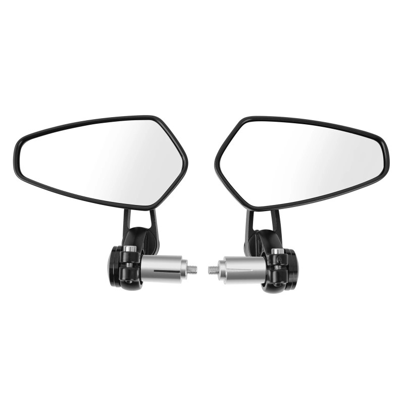 KEEPDSGN 7/8" 22mm Handle Bar End Mirrors Rearview For Suzuki