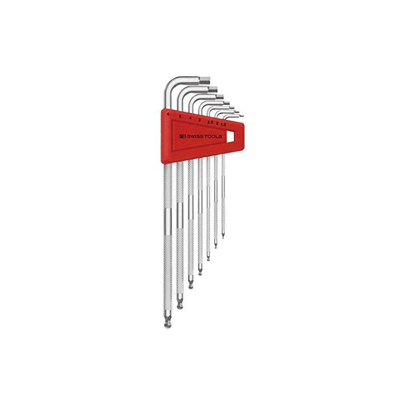 PB SWISS TOOLS Safty Hex L-Wrench Knurled 3212LH-6