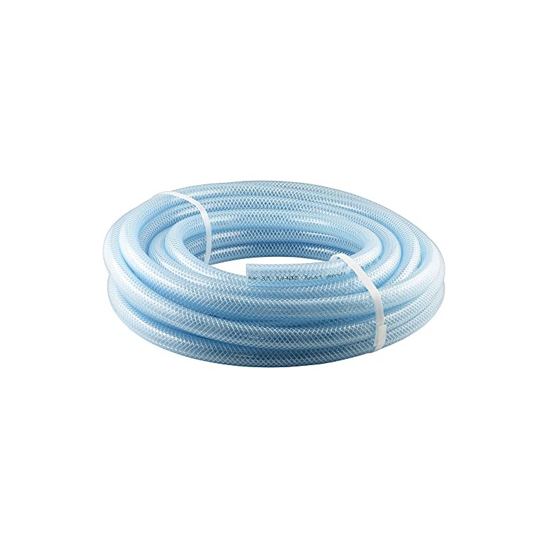 Fittingteile PVC hose with fabric insert, transparent, food grade, drinking