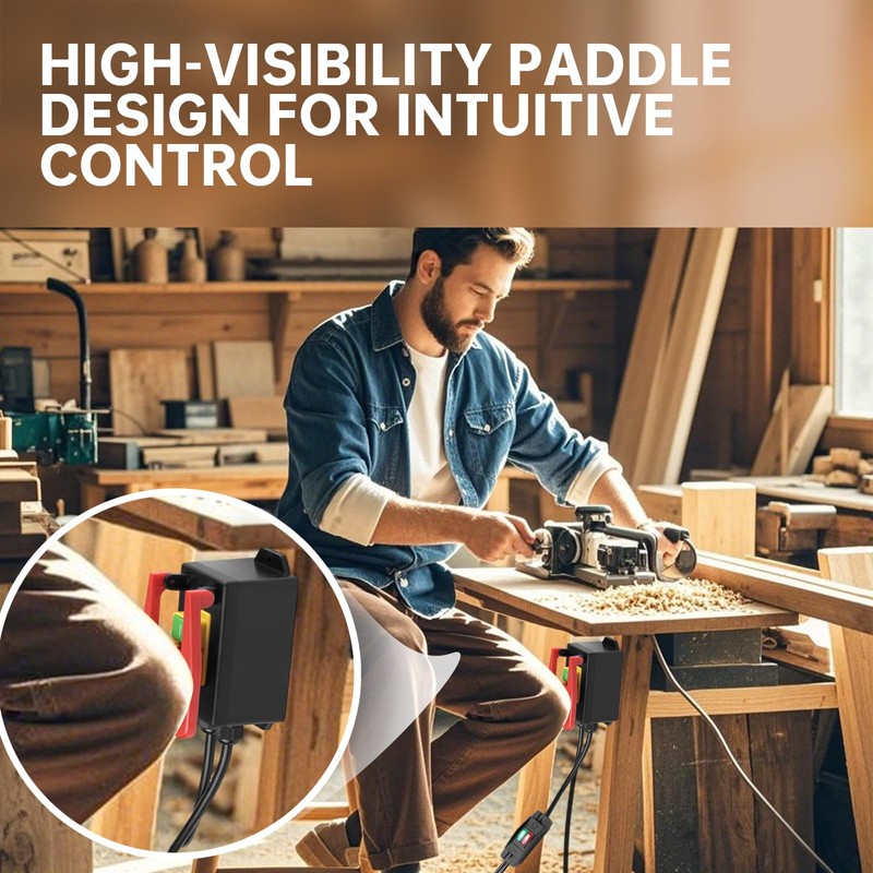 110V Single Phase Safety Switch, Ortis Router Table Switch with