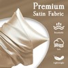 LIFCOM Satin Pillowcase for Hair and Skin,Body Champagne 20x54 Inches
