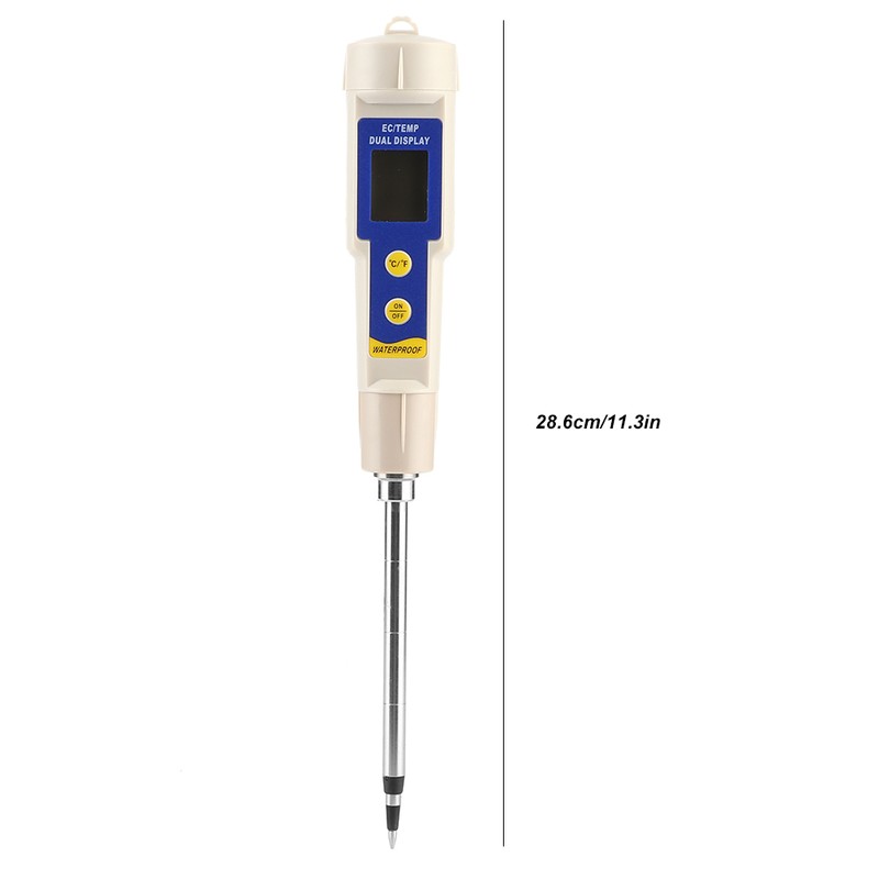 Portable Mini Digital Soil EC Meter Salinity Tester for Indoor