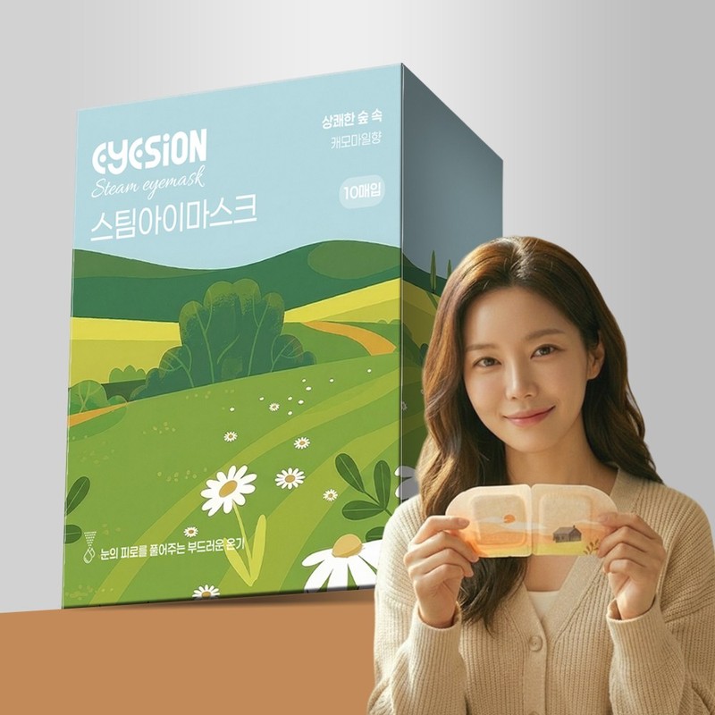 아이즈온 스팀아이마스크 6가지향 온열안대 선물세트 60매입 Eyeson Steam Eye Mask