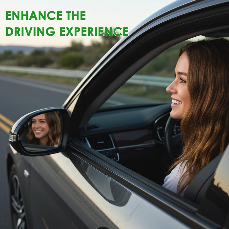 Driver Side Replacement Mirror Glass - Compatible with Toyota Vehicles