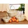 Bügelkorb "Naturweiß", groß