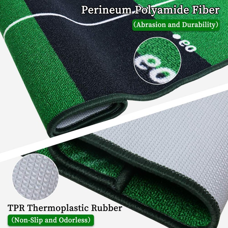 Symbiontia Golf Putting Green Mat 10 ft X 20 in