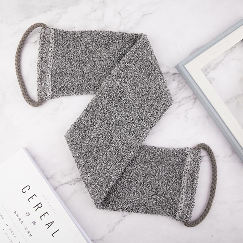 Guante Exfoliante de Fibra de Bambú Gris GRADENEVE para Baño