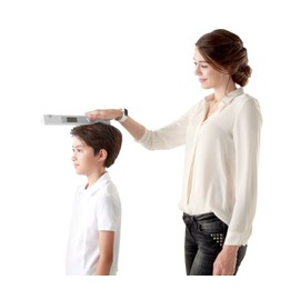 InBody Push Portable Ultrasound Stadiometer - Height Measuring Device for Children and Adults, Track Height Measurement, Room Temperature, and Humidity