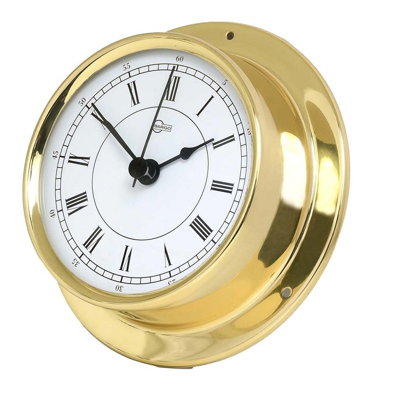 Barigo Tempo Clock brass
