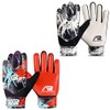 Arsh 2 Pack Soccer Goalie Gloves (Red/White, Size 4 Suitable