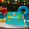 Pool Party Invitations 20 Pack - Double-Sided 300gsm Matte Cards,
