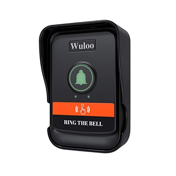 Expandable Doorbell Buttons for Wuloo Driveway Alarm System, Wireless Doorbells