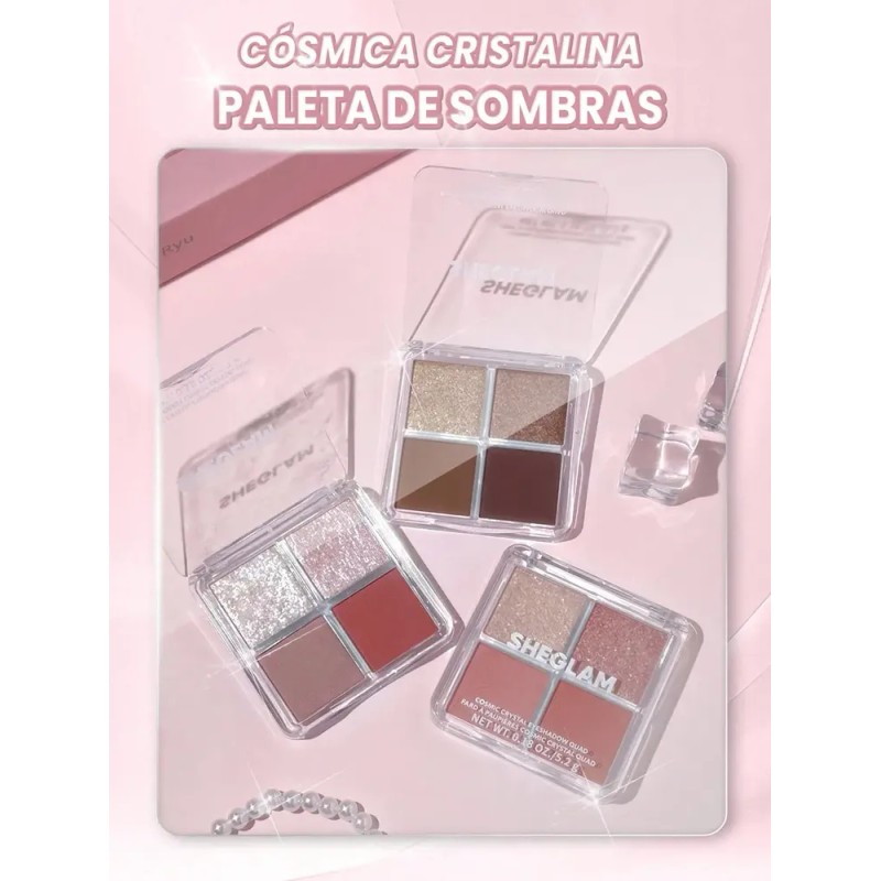 Sheglam Cosmic Crystal Cuarteto De Sombras Higher Self