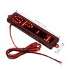 Rechargeable LED Name Tag Replacement for Universal Automobile Programmable Name