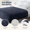 Wemore Fleece Weighted Blanket for Adults (48" x 72" 15lbs,