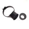 Floplast Soil Pipe Black Strap Boss with 32mm Rubber Boss