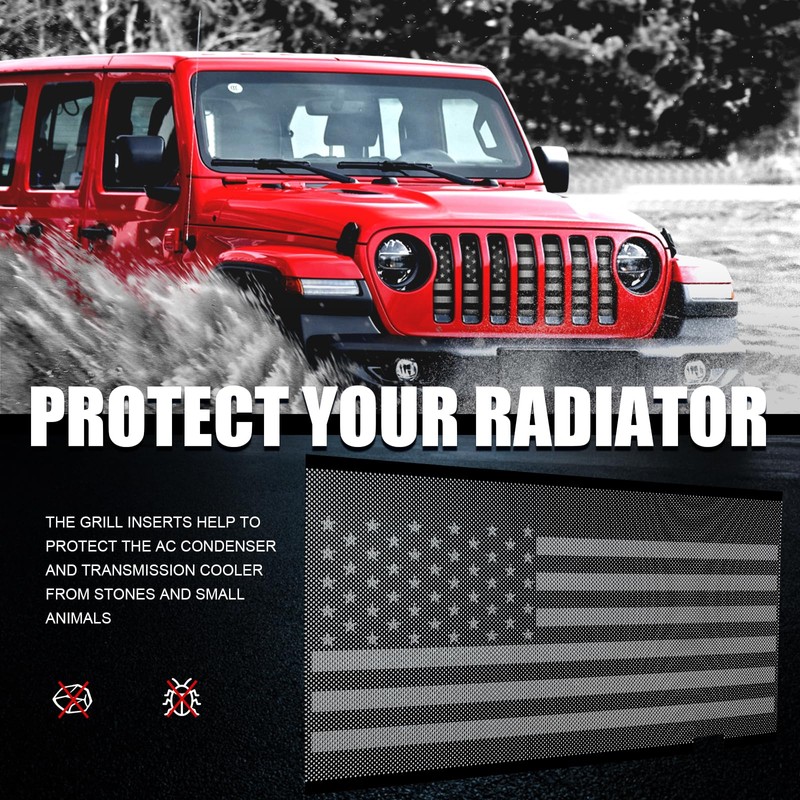 moveland Grille Insert for Jeep Wrangler JL & Gladiator JT