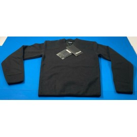 BLAUER 225 V-NECK COMMANDO STYLE FLEECE LINED SWEATER POLICE BLACK X-SMALL