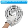 PATIKIL 5.6Ft Pipe Insulation Foam Tubing, 2Pcs 32mm(1-1/4") ID 50mm(2")