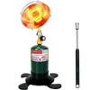 Portable Heater with Windproof USB lighter, Outdoor Space Propane Heater