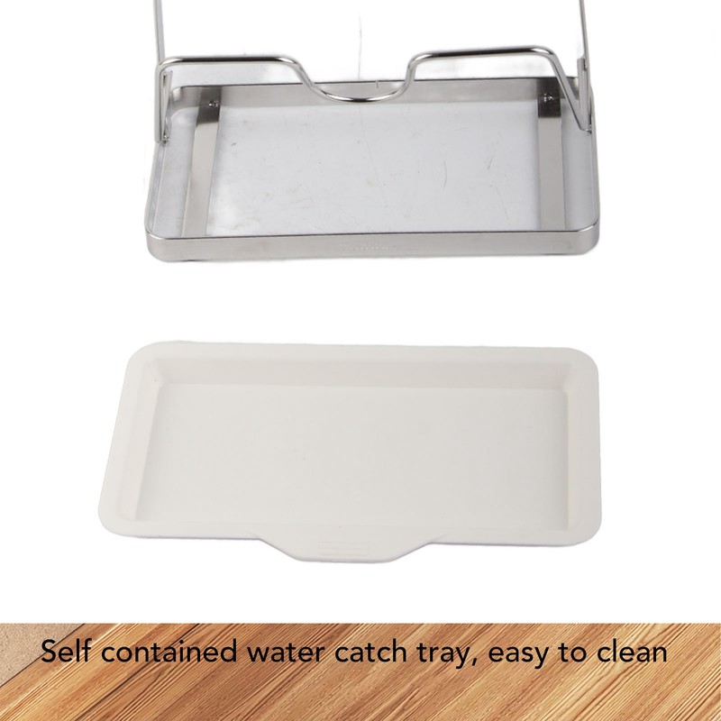 Wall Mounted Pot Lid Rack 304 Stainless Steel Punch Free