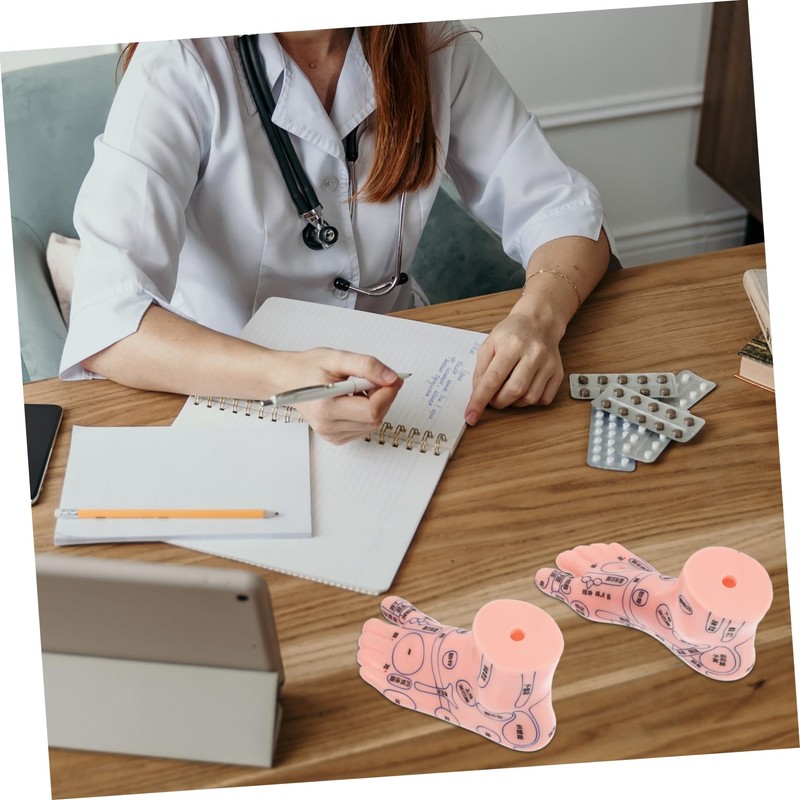 SAFIGLE Foot Massage Model for Acupoint Teaching Realistic Display Lifelike