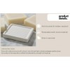 White Diatomite Soap Dish - Modern Minimalist Design - Premium