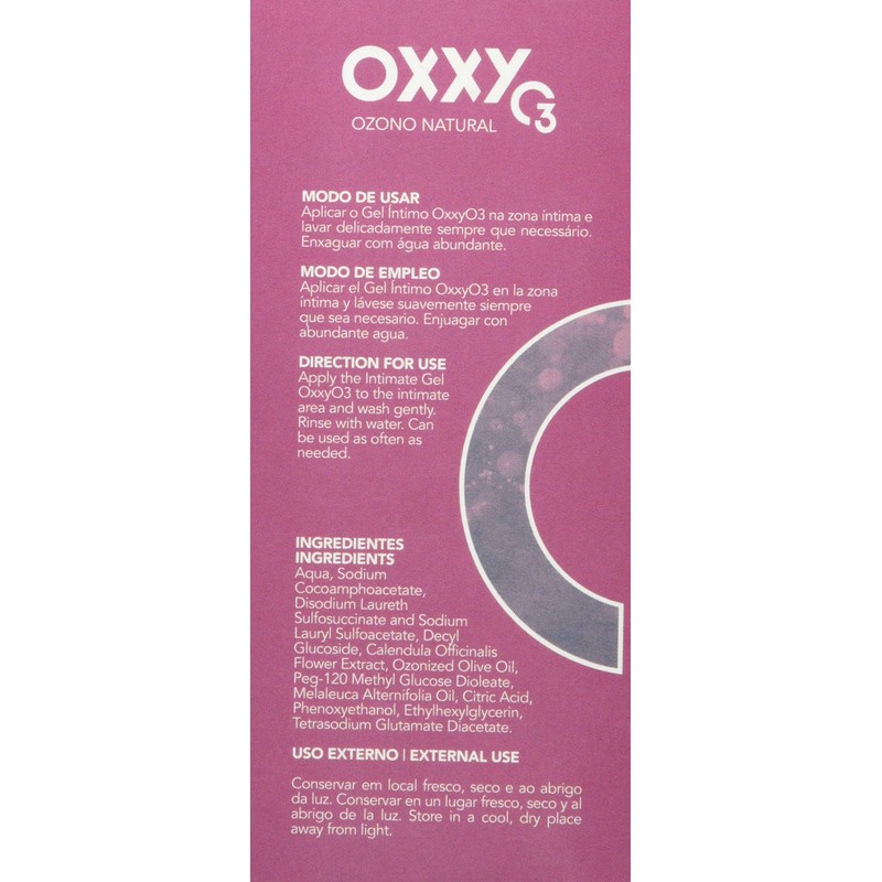 Actibios, S.L. Oxxy O3 Intimate Gel 250ml
