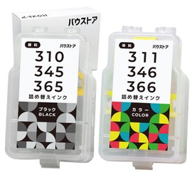 1 each refill ink for Canon BC-310 / BC-345 / BC-365 BC-311 / BC-346 / BC-366
