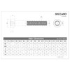 SECCARO 20 x M4 x 60mm Stainless Steel V2A VA