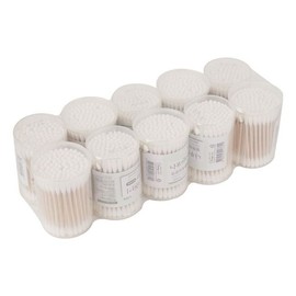 GWM Cylinder Swirl Cotton Swabs 100pcs 10-Pack Set