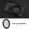 Haoge Metal Square Lens Cover for RICOH GRIIIX, GR3X and