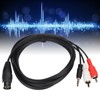 DIN 8 Pin to 3.5mm 2 RCA Cable Male to