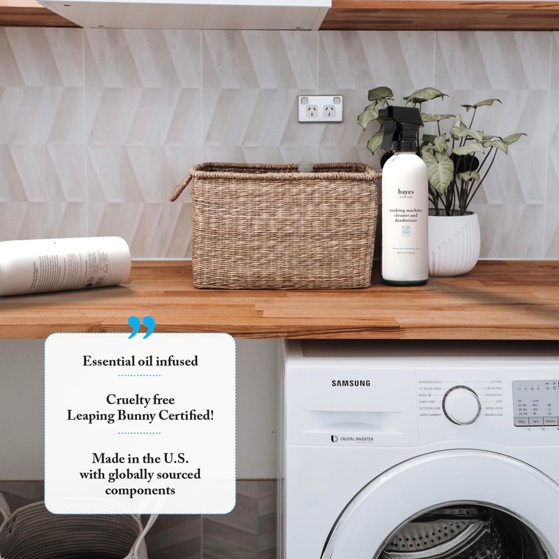 Bayes Washing Machine Cleaner & Deodorizer - Cleans and Eliminates