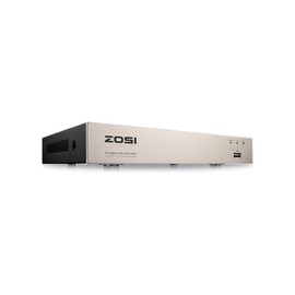 ZOSI H.265+ 8CH 1080P Hybrid 4-in-1 Analog/AHD/TVI/CVI Surveillance Video Recorders CCTV DVR System for 720P, 1080P Security Cameras, No HDD