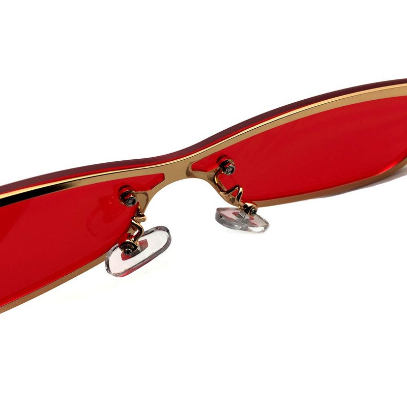 [Design Eyewear] METAL CAT'S EYE SUNGLASS (Single Lens Metal Cats