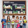 Spring Potted Plant Bulletin Board Set Boho Motivational Reading Classroom