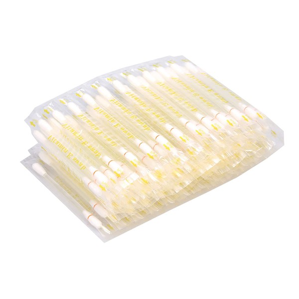 100Pcs Vitamin E Oil Swabs Stick Disposable VE Cotton Swab Protect Lip Gum Anti-Dry Moisturizing Cotton Sticks Teeth Whitening Kits Lip