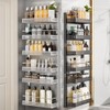 dainslef Adjustable Over The Door Organizer, 6-Tier Metal Hanging Door