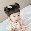 3 PCS Cute Toddler Hair Clips with Flower Decorate -